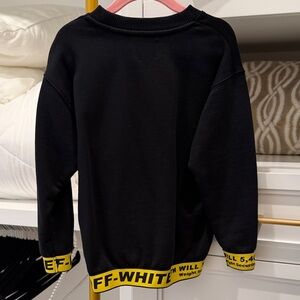 Off-White Black and Yellow Crewneck Sweater